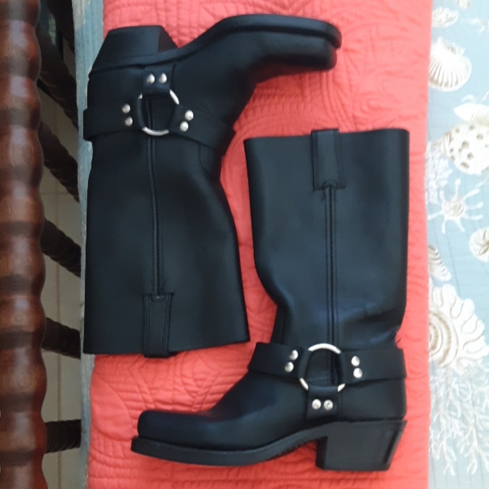 Frye harness boots